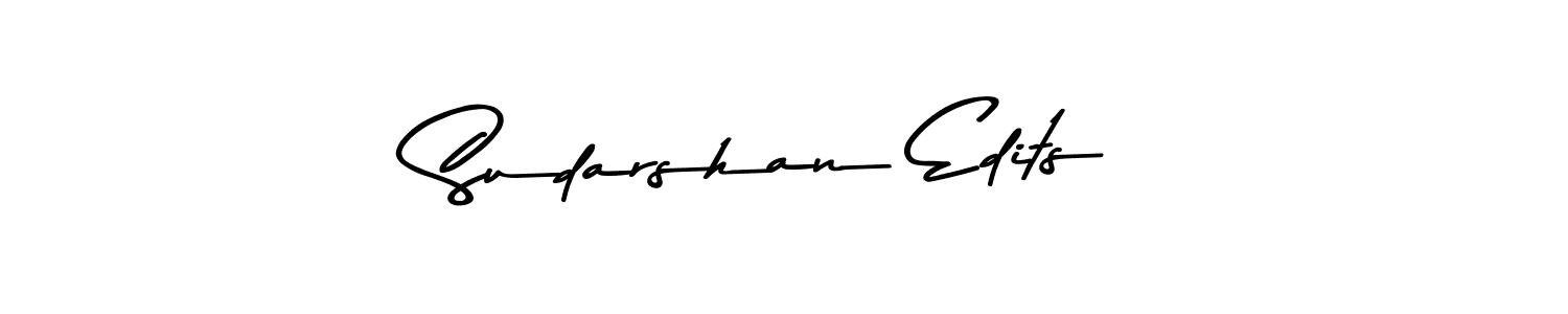 Similarly Asem Kandis PERSONAL USE is the best handwritten signature design. Signature creator online .You can use it as an online autograph creator for name Sudarshan Edits. Sudarshan Edits signature style 9 images and pictures png