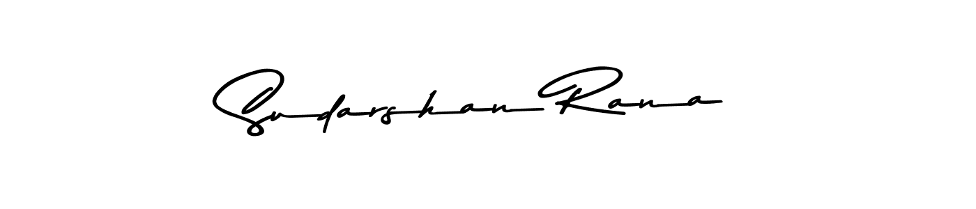 Asem Kandis PERSONAL USE is a professional signature style that is perfect for those who want to add a touch of class to their signature. It is also a great choice for those who want to make their signature more unique. Get Sudarshan Rana name to fancy signature for free. Sudarshan Rana signature style 9 images and pictures png