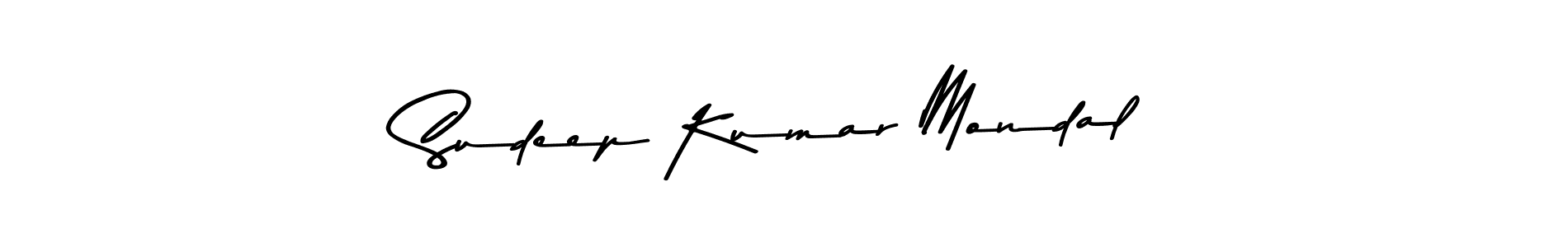 Make a beautiful signature design for name Sudeep Kumar Mondal. With this signature (Asem Kandis PERSONAL USE) style, you can create a handwritten signature for free. Sudeep Kumar Mondal signature style 9 images and pictures png