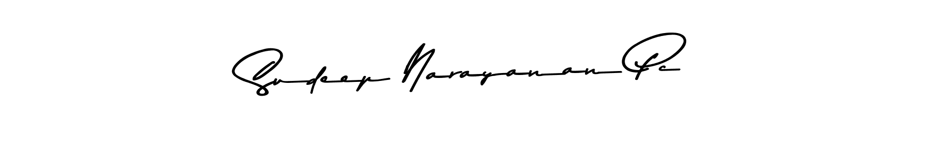 Sudeep Narayanan Pc stylish signature style. Best Handwritten Sign (Asem Kandis PERSONAL USE) for my name. Handwritten Signature Collection Ideas for my name Sudeep Narayanan Pc. Sudeep Narayanan Pc signature style 9 images and pictures png