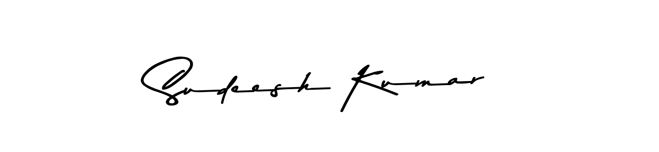 Also we have Sudeesh Kumar name is the best signature style. Create professional handwritten signature collection using Asem Kandis PERSONAL USE autograph style. Sudeesh Kumar signature style 9 images and pictures png