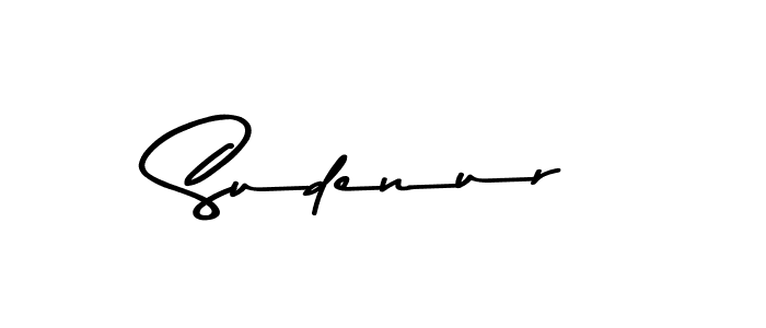 Design your own signature with our free online signature maker. With this signature software, you can create a handwritten (Asem Kandis PERSONAL USE) signature for name Sudenur. Sudenur signature style 9 images and pictures png