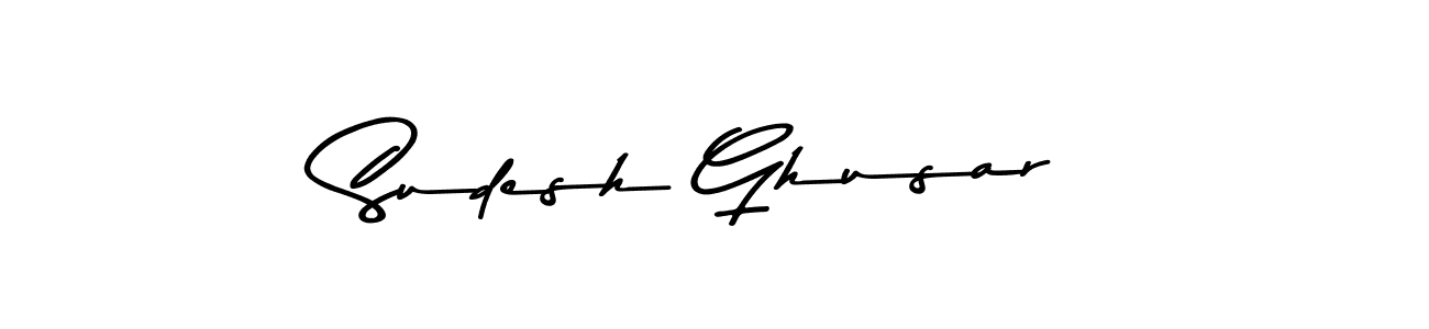 The best way (Asem Kandis PERSONAL USE) to make a short signature is to pick only two or three words in your name. The name Sudesh Ghusar include a total of six letters. For converting this name. Sudesh Ghusar signature style 9 images and pictures png