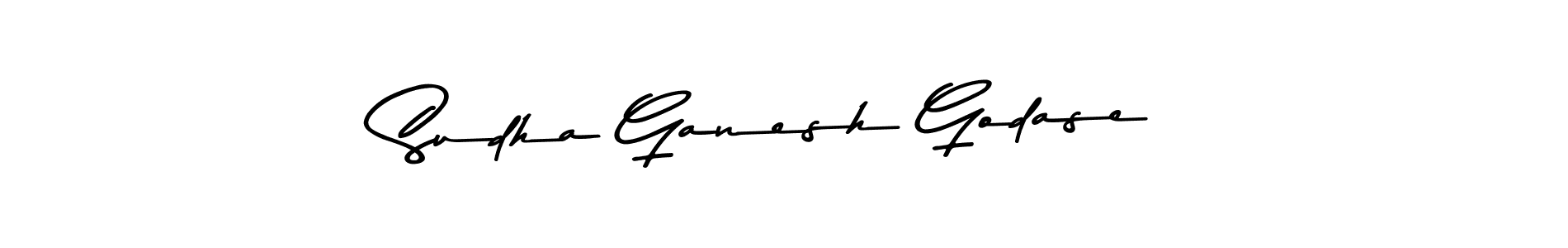 Sudha Ganesh Godase stylish signature style. Best Handwritten Sign (Asem Kandis PERSONAL USE) for my name. Handwritten Signature Collection Ideas for my name Sudha Ganesh Godase. Sudha Ganesh Godase signature style 9 images and pictures png