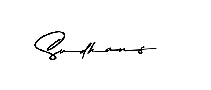 You should practise on your own different ways (Asem Kandis PERSONAL USE) to write your name (Sudhans) in signature. don't let someone else do it for you. Sudhans signature style 9 images and pictures png