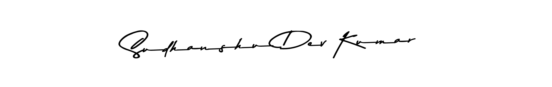 Design your own signature with our free online signature maker. With this signature software, you can create a handwritten (Asem Kandis PERSONAL USE) signature for name Sudhanshu Dev Kumar. Sudhanshu Dev Kumar signature style 9 images and pictures png