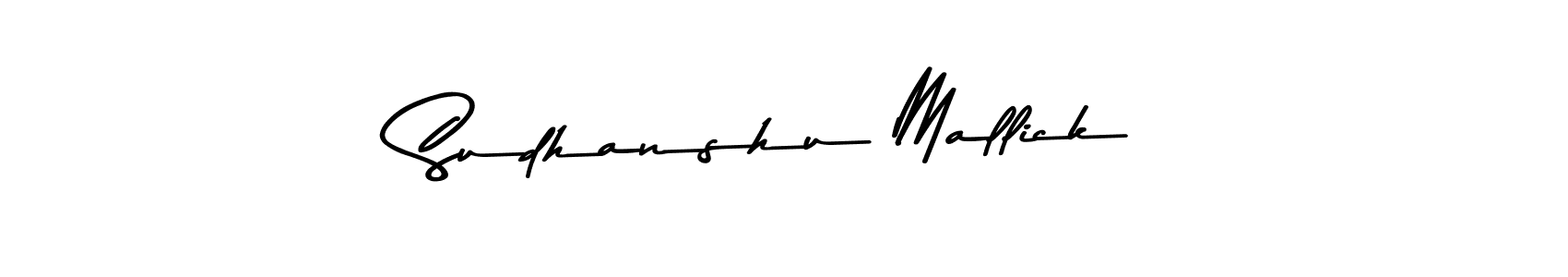 Use a signature maker to create a handwritten signature online. With this signature software, you can design (Asem Kandis PERSONAL USE) your own signature for name Sudhanshu Mallick. Sudhanshu Mallick signature style 9 images and pictures png