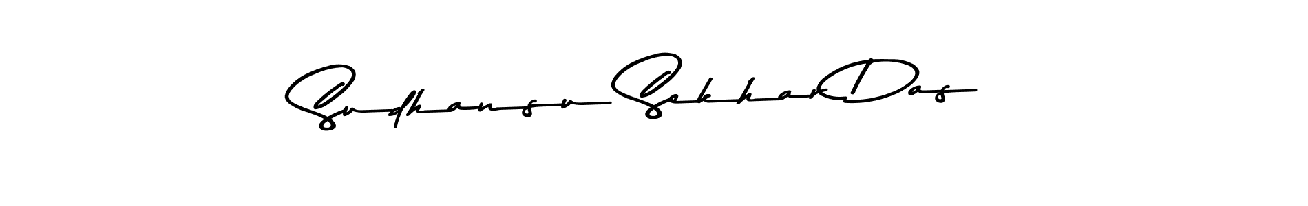 Create a beautiful signature design for name Sudhansu Sekhar Das. With this signature (Asem Kandis PERSONAL USE) fonts, you can make a handwritten signature for free. Sudhansu Sekhar Das signature style 9 images and pictures png