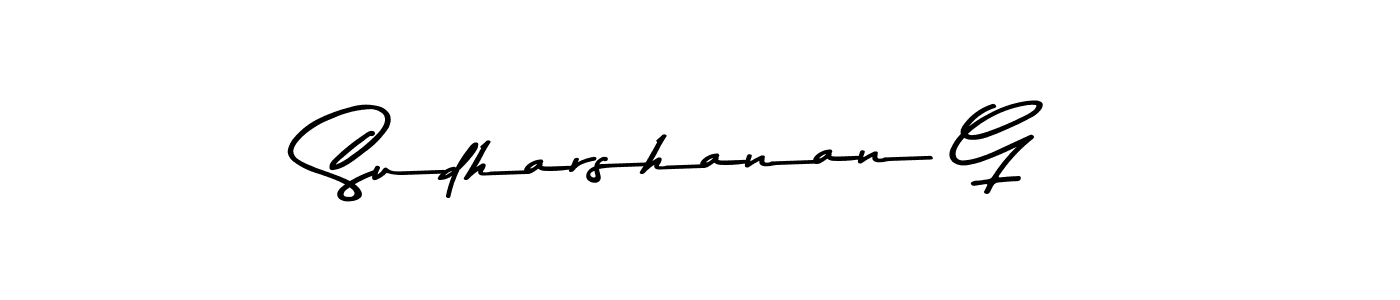 The best way (Asem Kandis PERSONAL USE) to make a short signature is to pick only two or three words in your name. The name Sudharshanan G include a total of six letters. For converting this name. Sudharshanan G signature style 9 images and pictures png