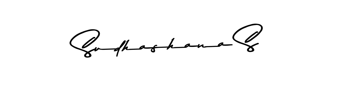 Sudhashana S stylish signature style. Best Handwritten Sign (Asem Kandis PERSONAL USE) for my name. Handwritten Signature Collection Ideas for my name Sudhashana S. Sudhashana S signature style 9 images and pictures png