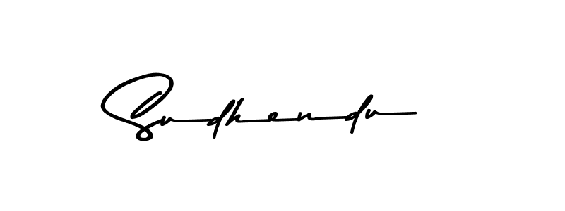 How to make Sudhendu name signature. Use Asem Kandis PERSONAL USE style for creating short signs online. This is the latest handwritten sign. Sudhendu signature style 9 images and pictures png