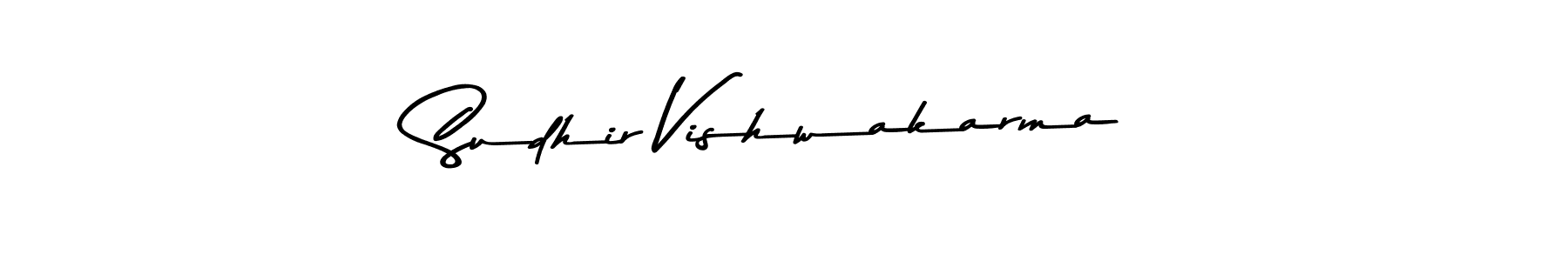 How to make Sudhir Vishwakarma signature? Asem Kandis PERSONAL USE is a professional autograph style. Create handwritten signature for Sudhir Vishwakarma name. Sudhir Vishwakarma signature style 9 images and pictures png