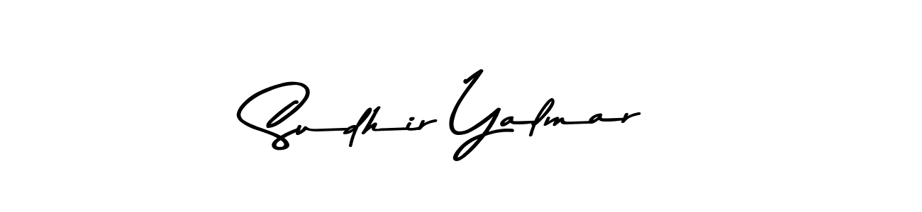 How to Draw Sudhir Yalmar signature style? Asem Kandis PERSONAL USE is a latest design signature styles for name Sudhir Yalmar. Sudhir Yalmar signature style 9 images and pictures png