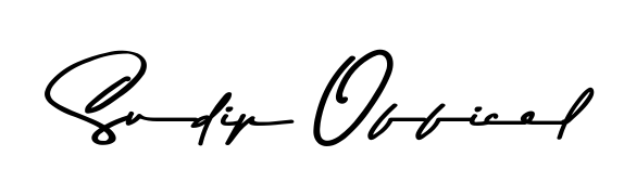 This is the best signature style for the Sudip Officel name. Also you like these signature font (Asem Kandis PERSONAL USE). Mix name signature. Sudip Officel signature style 9 images and pictures png