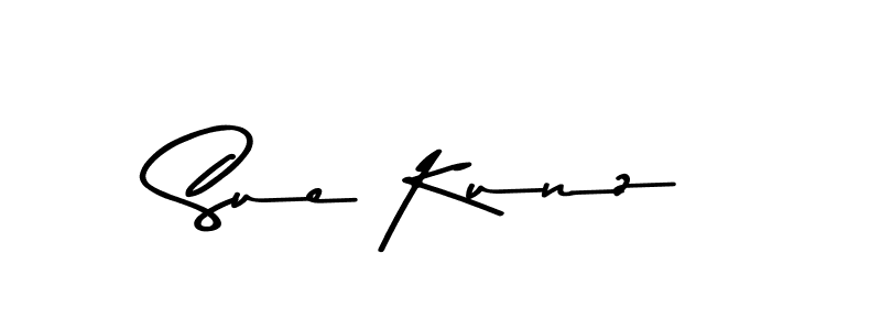 How to make Sue Kunz name signature. Use Asem Kandis PERSONAL USE style for creating short signs online. This is the latest handwritten sign. Sue Kunz signature style 9 images and pictures png