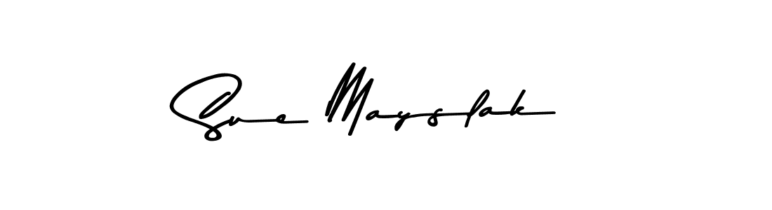 This is the best signature style for the Sue Mayslak name. Also you like these signature font (Asem Kandis PERSONAL USE). Mix name signature. Sue Mayslak signature style 9 images and pictures png