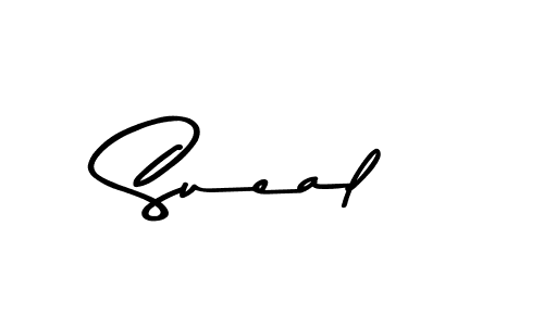 Sueal stylish signature style. Best Handwritten Sign (Asem Kandis PERSONAL USE) for my name. Handwritten Signature Collection Ideas for my name Sueal. Sueal signature style 9 images and pictures png