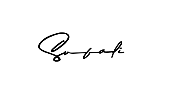 Make a beautiful signature design for name Sufali. With this signature (Asem Kandis PERSONAL USE) style, you can create a handwritten signature for free. Sufali signature style 9 images and pictures png