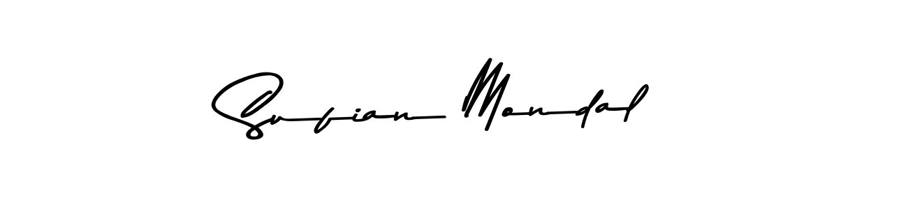 Use a signature maker to create a handwritten signature online. With this signature software, you can design (Asem Kandis PERSONAL USE) your own signature for name Sufian Mondal. Sufian Mondal signature style 9 images and pictures png