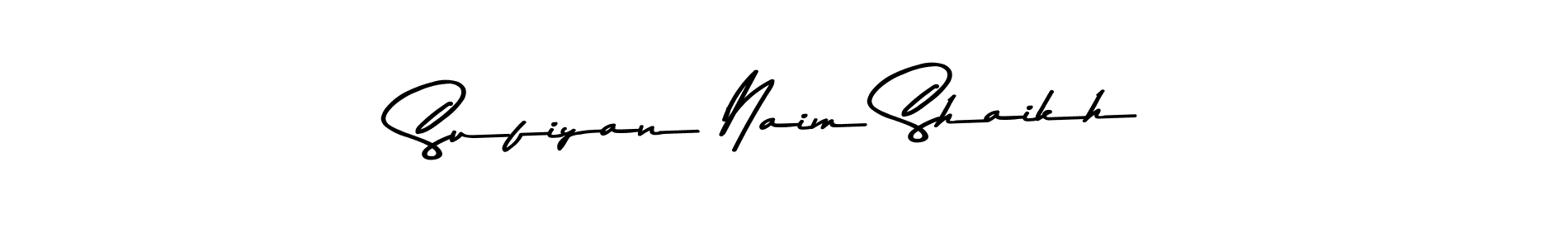 The best way (Asem Kandis PERSONAL USE) to make a short signature is to pick only two or three words in your name. The name Sufiyan Naim Shaikh include a total of six letters. For converting this name. Sufiyan Naim Shaikh signature style 9 images and pictures png