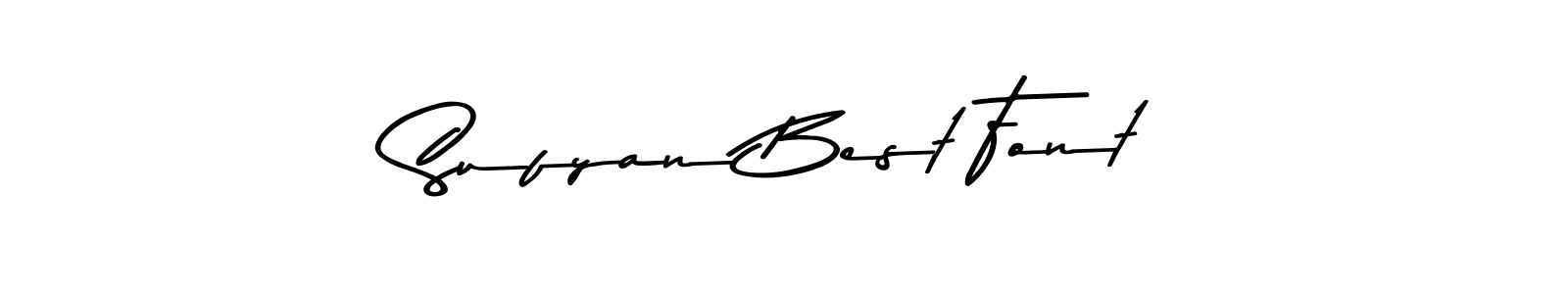 Use a signature maker to create a handwritten signature online. With this signature software, you can design (Asem Kandis PERSONAL USE) your own signature for name Sufyan Best Font. Sufyan Best Font signature style 9 images and pictures png