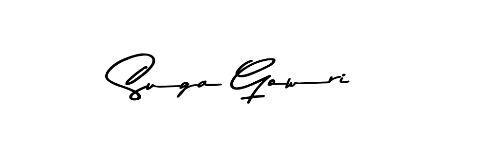 Also You can easily find your signature by using the search form. We will create Suga Gowri name handwritten signature images for you free of cost using Asem Kandis PERSONAL USE sign style. Suga Gowri signature style 9 images and pictures png