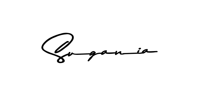 Asem Kandis PERSONAL USE is a professional signature style that is perfect for those who want to add a touch of class to their signature. It is also a great choice for those who want to make their signature more unique. Get Sugania name to fancy signature for free. Sugania signature style 9 images and pictures png