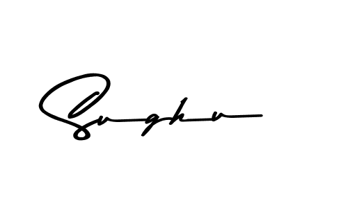 Make a beautiful signature design for name Sughu. With this signature (Asem Kandis PERSONAL USE) style, you can create a handwritten signature for free. Sughu signature style 9 images and pictures png