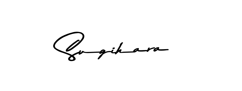 Create a beautiful signature design for name Sugihara. With this signature (Asem Kandis PERSONAL USE) fonts, you can make a handwritten signature for free. Sugihara signature style 9 images and pictures png