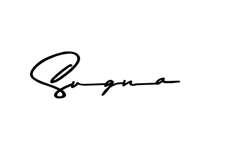 Sugna stylish signature style. Best Handwritten Sign (Asem Kandis PERSONAL USE) for my name. Handwritten Signature Collection Ideas for my name Sugna. Sugna signature style 9 images and pictures png