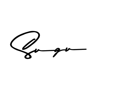 How to make Sugu name signature. Use Asem Kandis PERSONAL USE style for creating short signs online. This is the latest handwritten sign. Sugu signature style 9 images and pictures png