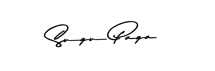 Use a signature maker to create a handwritten signature online. With this signature software, you can design (Asem Kandis PERSONAL USE) your own signature for name Sugu Paga. Sugu Paga signature style 9 images and pictures png