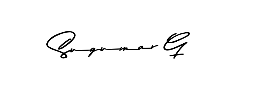 Make a beautiful signature design for name Sugumar G. Use this online signature maker to create a handwritten signature for free. Sugumar G signature style 9 images and pictures png