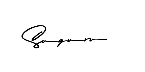 Make a beautiful signature design for name Suguru. With this signature (Asem Kandis PERSONAL USE) style, you can create a handwritten signature for free. Suguru signature style 9 images and pictures png