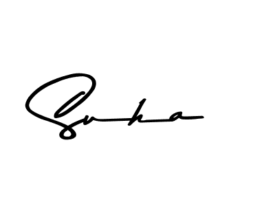 Create a beautiful signature design for name Suha. With this signature (Asem Kandis PERSONAL USE) fonts, you can make a handwritten signature for free. Suha signature style 9 images and pictures png