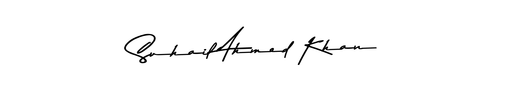 Here are the top 10 professional signature styles for the name Suhail Ahmed Khan. These are the best autograph styles you can use for your name. Suhail Ahmed Khan signature style 9 images and pictures png