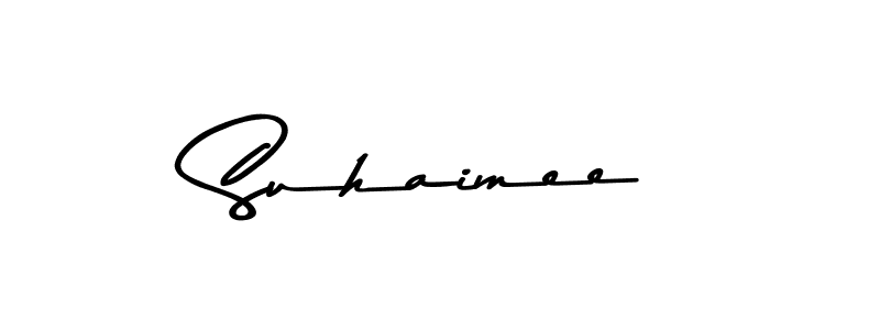 Make a beautiful signature design for name Suhaimee. Use this online signature maker to create a handwritten signature for free. Suhaimee signature style 9 images and pictures png