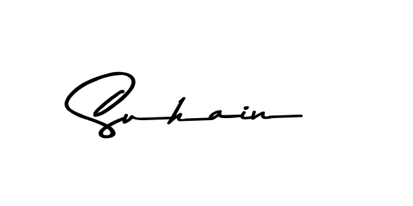 Design your own signature with our free online signature maker. With this signature software, you can create a handwritten (Asem Kandis PERSONAL USE) signature for name Suhain. Suhain signature style 9 images and pictures png