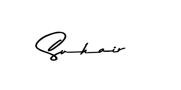 Make a beautiful signature design for name Suhair. With this signature (Asem Kandis PERSONAL USE) style, you can create a handwritten signature for free. Suhair signature style 9 images and pictures png