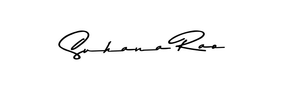 Make a beautiful signature design for name Suhana Rao. With this signature (Asem Kandis PERSONAL USE) style, you can create a handwritten signature for free. Suhana Rao signature style 9 images and pictures png