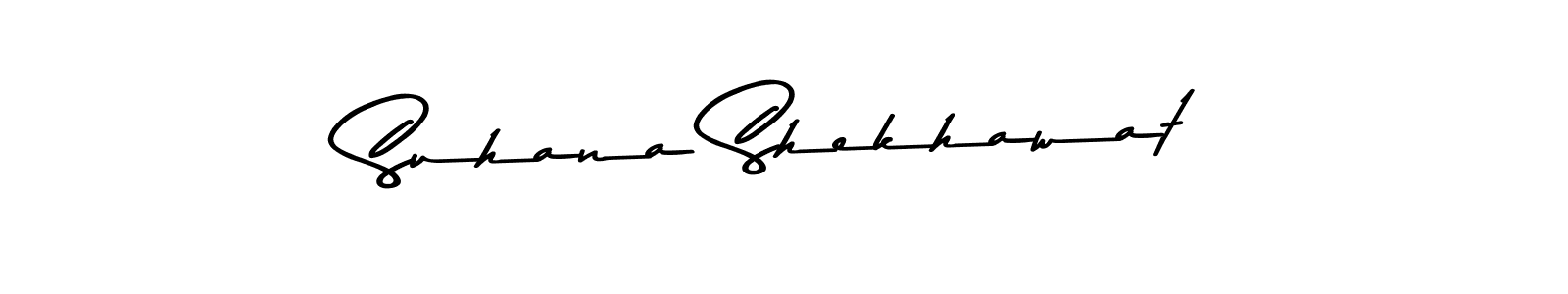 Use a signature maker to create a handwritten signature online. With this signature software, you can design (Asem Kandis PERSONAL USE) your own signature for name Suhana Shekhawat. Suhana Shekhawat signature style 9 images and pictures png