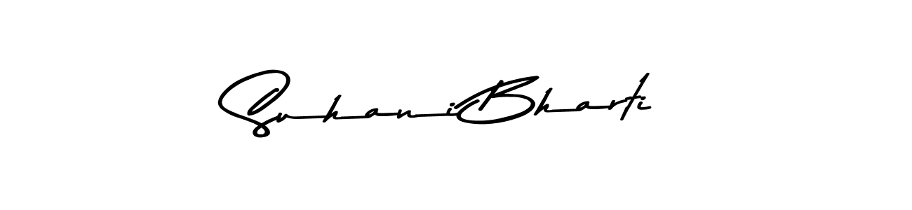 You can use this online signature creator to create a handwritten signature for the name Suhani Bharti. This is the best online autograph maker. Suhani Bharti signature style 9 images and pictures png