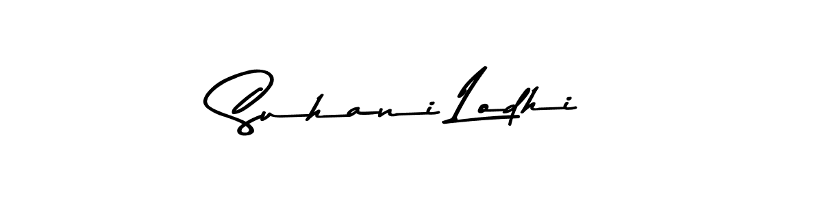 Also You can easily find your signature by using the search form. We will create Suhani Lodhi name handwritten signature images for you free of cost using Asem Kandis PERSONAL USE sign style. Suhani Lodhi signature style 9 images and pictures png