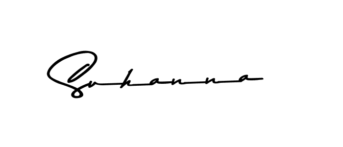 Make a beautiful signature design for name Suhanna. With this signature (Asem Kandis PERSONAL USE) style, you can create a handwritten signature for free. Suhanna signature style 9 images and pictures png
