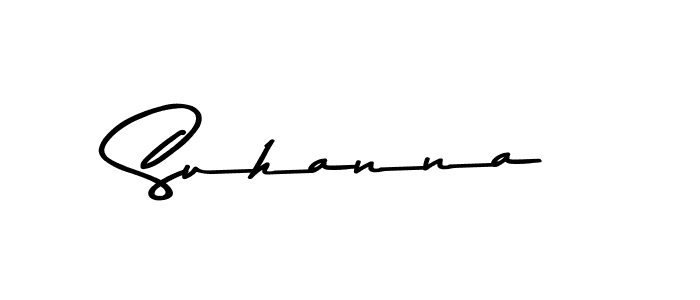 Make a beautiful signature design for name Suhanna. With this signature (Asem Kandis PERSONAL USE) style, you can create a handwritten signature for free. Suhanna signature style 9 images and pictures png