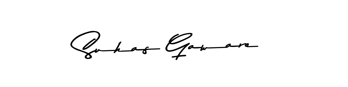 Use a signature maker to create a handwritten signature online. With this signature software, you can design (Asem Kandis PERSONAL USE) your own signature for name Suhas Gaware. Suhas Gaware signature style 9 images and pictures png