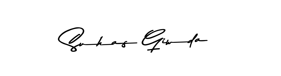 Make a short Suhas Giwda signature style. Manage your documents anywhere anytime using Asem Kandis PERSONAL USE. Create and add eSignatures, submit forms, share and send files easily. Suhas Giwda signature style 9 images and pictures png