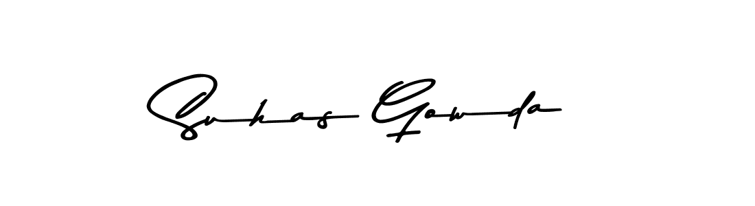 Make a beautiful signature design for name Suhas Gowda. Use this online signature maker to create a handwritten signature for free. Suhas Gowda signature style 9 images and pictures png