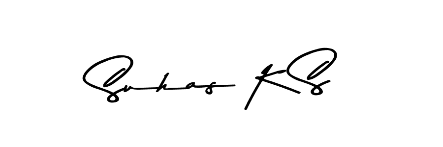 Make a short Suhas K S signature style. Manage your documents anywhere anytime using Asem Kandis PERSONAL USE. Create and add eSignatures, submit forms, share and send files easily. Suhas K S signature style 9 images and pictures png