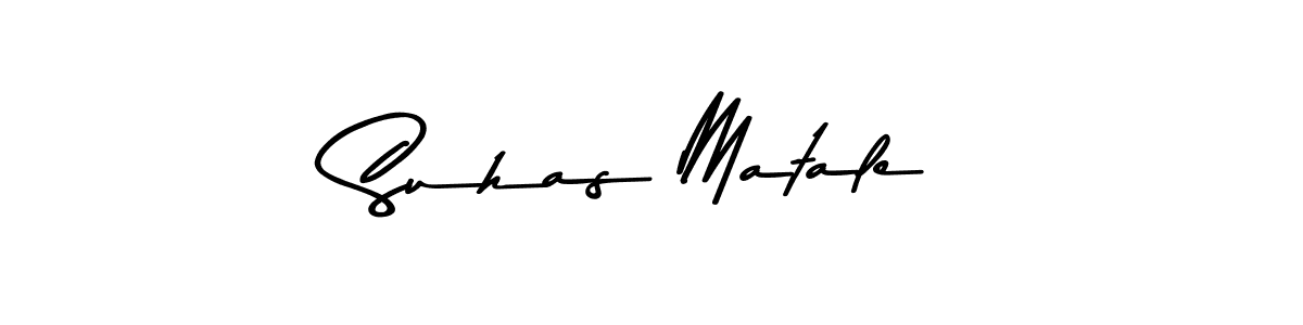 Use a signature maker to create a handwritten signature online. With this signature software, you can design (Asem Kandis PERSONAL USE) your own signature for name Suhas Matale. Suhas Matale signature style 9 images and pictures png